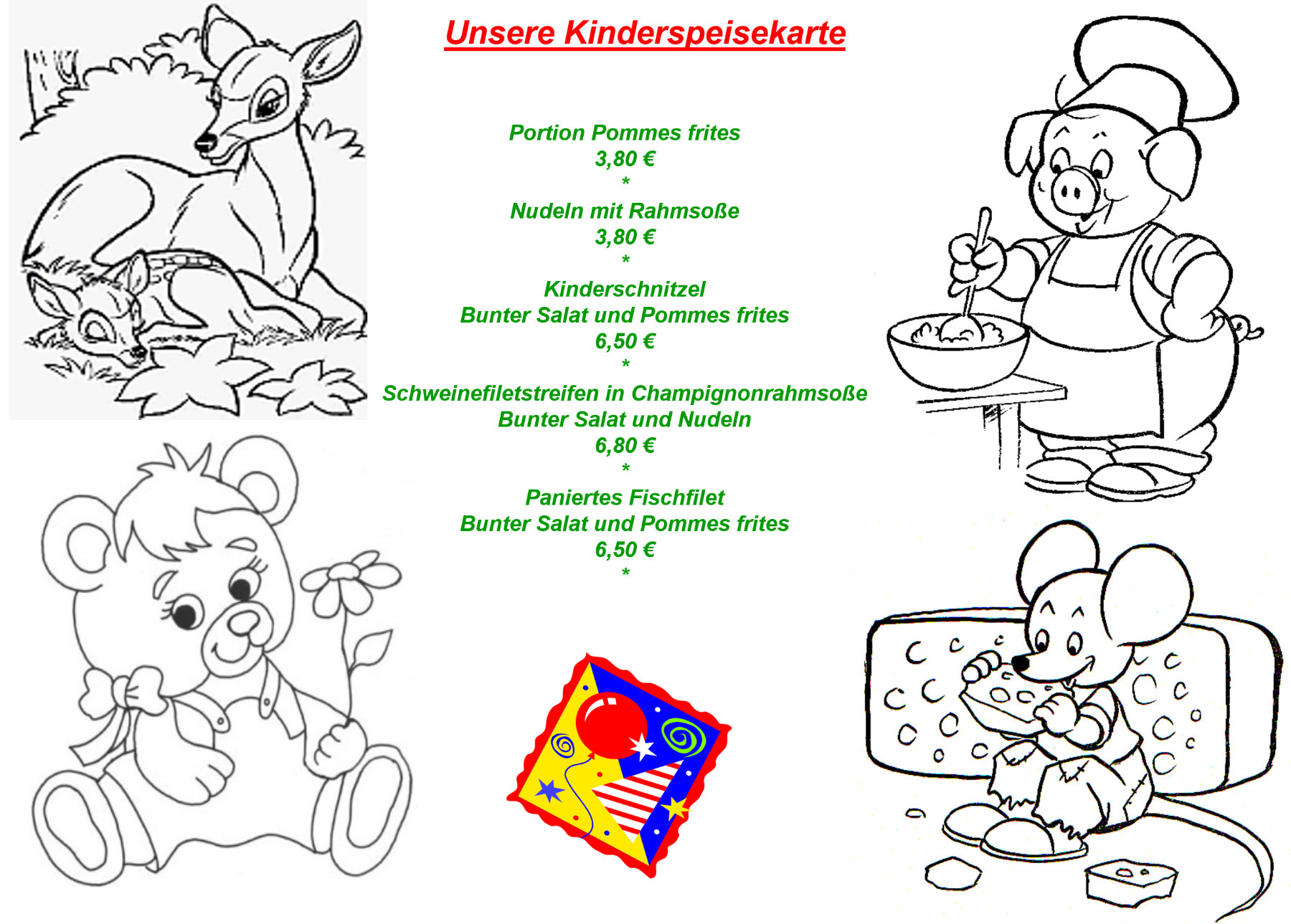 Kinderspeisekarte-Ohmbachsee
